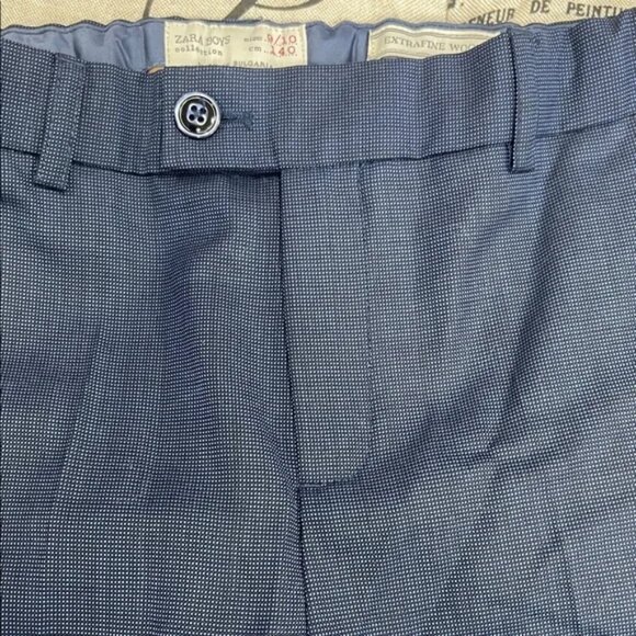 Zara Boys Casual Blue Pants - Picture 5 of 12
